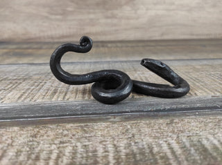 Snake-shaped wall hook. Iron Hook, Metal Hook, For Home, Iron Hanger, Kitchen Hook, Hallway Hooks, Robe Hook, Wall Hook, Bathroom Hooks,