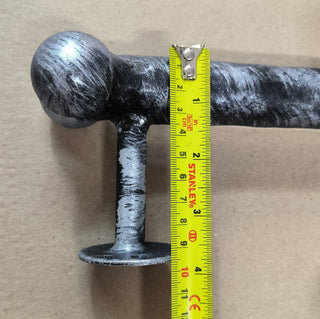 Door handle dog bone, barn door handle, door handle, metal handle, hand forged handle