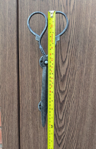 Door handle for beauty salon, Scissors, barbershop door pull, handmade metal door handle