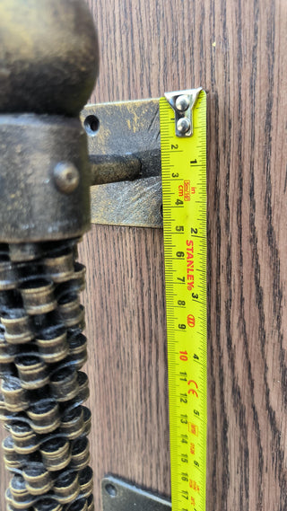 Industrial Bicycle Chain Door Handle - Rustic, Steampunk, Handmade Decor