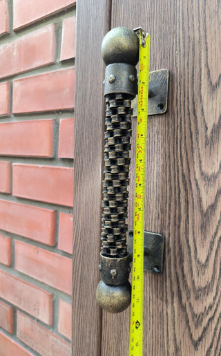 Industrial Bicycle Chain Door Handle - Rustic, Steampunk, Handmade Decor