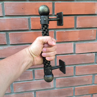 Industrial Bicycle Chain Door Handle - Rustic, Steampunk, Handmade Decor