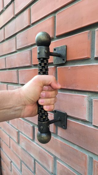 Industrial Bicycle Chain Door Handle - Rustic, Steampunk, Handmade Decor