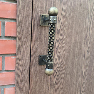 Industrial Bicycle Chain Door Handle - Rustic, Steampunk, Handmade Decor