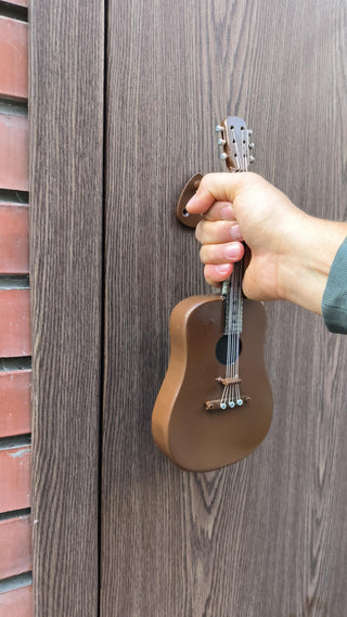 Guitar door handle, Unique guitar door pull, Musical instrument door handle, Guitar-themed door hardware, Guitar design door handle