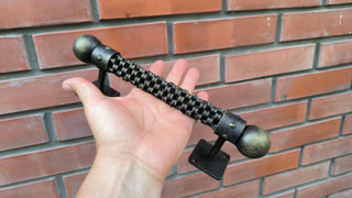 Industrial Bicycle Chain Door Handle - Rustic, Steampunk, Handmade Decor