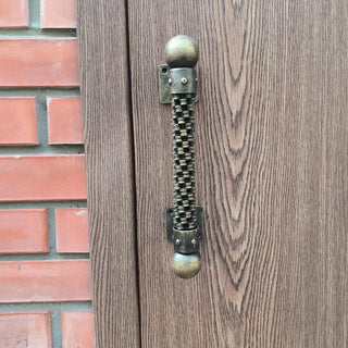 Industrial Bicycle Chain Door Handle - Rustic, Steampunk, Handmade Decor