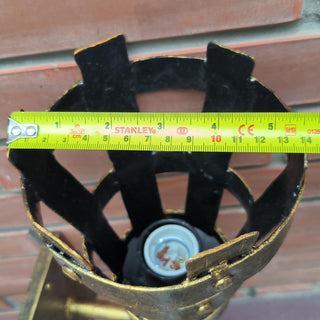 Wall lamp vintage, medieval style lamp, wrought iron lamp, Viking style lighting