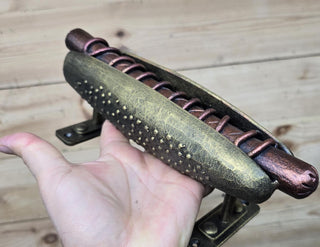 Hot dog door handle, bakery door handle, Barn door handle, Metal door handle