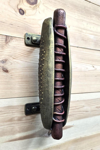 Hot dog door handle, bakery door handle, Barn door handle, Metal door handle