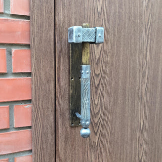 Metal door handle, Iron door pull, barn door handle