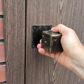 Cube, Dice, Door handle, Metal door pull, Barn door handle
