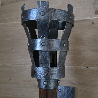 Rustic Medieval Wall Torch Sconce Light