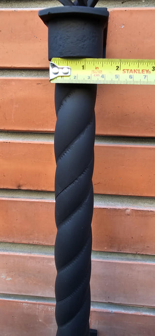 Forged iron door handles, Wrought iron handle, Hand forged handle, Door handle, Metal handle, Barn door handle, Door decor