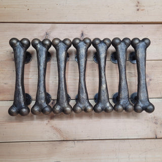 Door handle Bone, barn door handle, metal handle, handmade