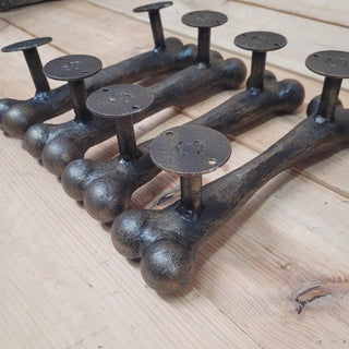 Door handle Bone, barn door handle, metal handle, handmade