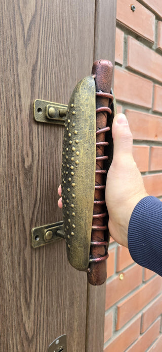 Hot dog door handle, bakery door handle, Barn door handle, Metal door handle