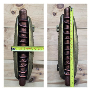 Hot dog door handle, bakery door handle, Barn door handle, Metal door handle