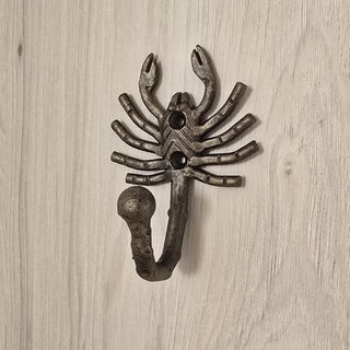 Scorpion-shaped wall hook. Iron Hook, Metal Hook, Kitchen Hook, Hallway Hooks, Robe Hook