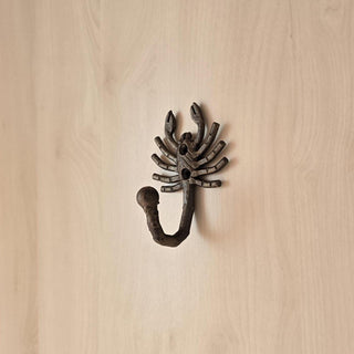Scorpion-shaped wall hook. Iron Hook, Metal Hook, Kitchen Hook, Hallway Hooks, Robe Hook