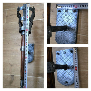 Rustic Medieval Wall Torch Sconce Light