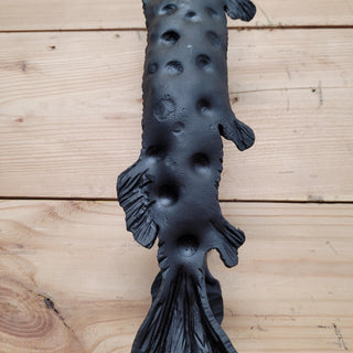 Fish Door Handle, A Pike Handle, Unique handcrafted door handle, Barn Door Handle, Iron Door Pull