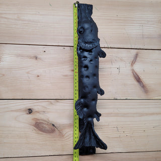 Fish Door Handle, A Pike Handle, Unique handcrafted door handle, Barn Door Handle, Iron Door Pull