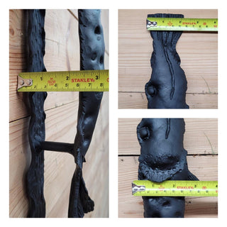 Fish Door Handle, A Pike Handle, Unique handcrafted door handle, Barn Door Handle, Iron Door Pull