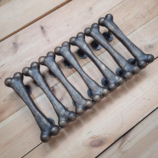 Door handle Bone, barn door handle, metal handle, handmade