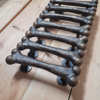 Door handle Bone, barn door handle, metal handle, handmade