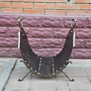 Firewood storage basket, Firewood rack, Firewood basket, Metal basket for firewood, Fireplace basket, Storage basket, Wrought iron baskets
