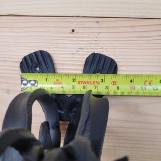 Hand Forged Wrought Iron Bull Head Door Pull – Rustic Farmhouse Handle for Barn, Gate, or Cabin – Blacksmith-Made Viking Style Hardware