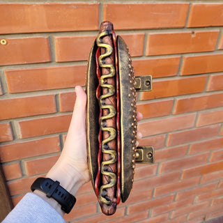 Handcrafted wrought iron door handle with rustic details