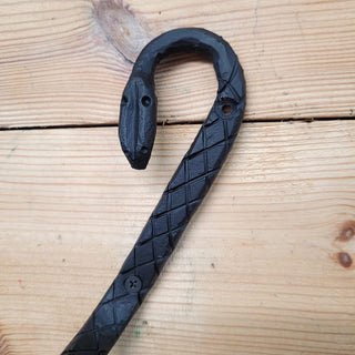 Metal paper holder, paper holder wall, toilet paper holder rattle snake, wrought paper holder,black paper holder