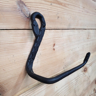 Metal paper holder, paper holder wall, toilet paper holder rattle snake, wrought paper holder,black paper holder