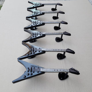 Handcrafted Iron Electric Guitar Door Handle: Music Lover Decor