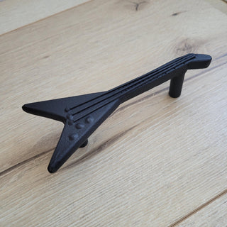 Guitar Cabinet Handle – Black Metal Drawer Pull for Music Lovers