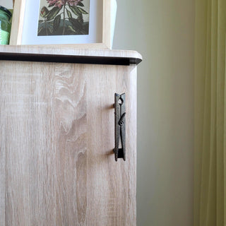 Clothespin Cabinet Handle – Rustic Metal Drawer Pull