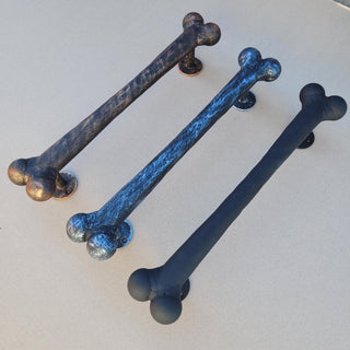 Hand Forged Dog Bone Door Handle: Metal Barn Door Hardware