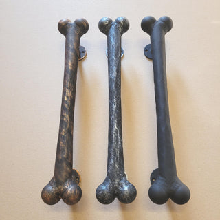 Hand Forged Dog Bone Door Handle: Metal Barn Door Hardware