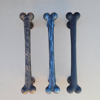 Hand Forged Dog Bone Door Handle: Metal Barn Door Hardware