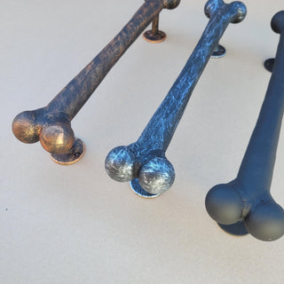 Hand Forged Dog Bone Door Handle: Metal Barn Door Hardware