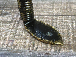 Hand Forged Metal Door Handle: Wrought Iron Barn Decor