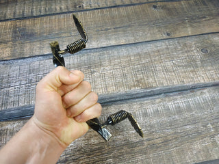 Hand Forged Metal Door Handle: Wrought Iron Barn Decor