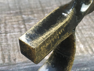 Hand Forged Steel Door Handle: Wrought Iron Barn Decor