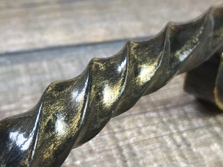 Hand Forged Steel Door Handle: Wrought Iron Barn Decor