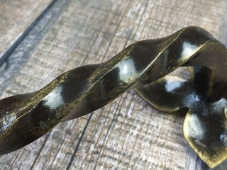 Hand Forged Metal Door Handle: Wrought Iron Barn Decor