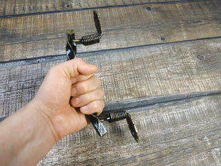 Hand Forged Metal Door Handle: Wrought Iron Barn Decor