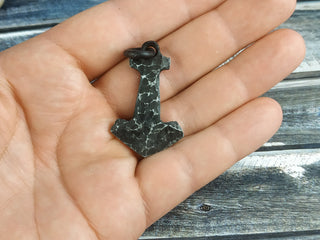 Thor's Hammer, Hammer pendant, Amulet ax, Viking ax, Forged gifts, Handmade necklace, Amulets handmade, Viking pendant. Iron jewelry