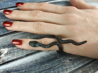 Snake ring, Handmade forged ring, Forged ring, Iron jewelry Viking ring, Vintage ring, Wedding ring, Wrought iron jewelry,